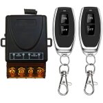 Commutateur de t�l�commande sans fil 433mhz contr�le radio dc 12v 24v 36v 48v 12v - 75v 40a relais r�cepteur ...