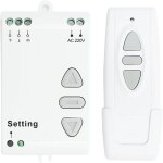 Commutateur de t�l�commande sans fil, contrleur d'�cran de projection pour �crans �lectriques, rideaux ...