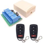 Commutateur de t�l�commande sans fil dc 12v 24v 4ch, r�cepteur de relais radiofr�quence dc 6 - 30v 10a ...