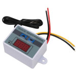 Commutateur de thermostat de contrleur de temp�rature xh - w3001 avec sonde de capteur �tanche (24v 240w) ...