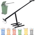 Compacteur dchets, pour poubelle, craseur ordures mnagres convient aux poubelles de 120  360 litres ...
