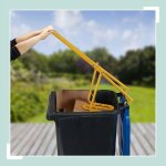 Compacteur manuel en acier pour poubelles - r�duisez le volume des d�chets