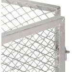 Composteur de jardin 100x100x77 cm fer galvanis� cfw870664