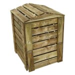 Composteur avec trappes - cabane