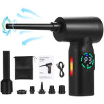 Comprime - air - abstant - nettoyeur avec moteur � brosse � �cran num�rique, 100w 7500mah air �lectrique ...