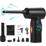 Comprime - air - abstant - nettoyeur avec moteur � brosse � �cran num�rique, 100w 7500mah air �lectrique ...