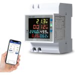 Compteur de consommation �lectrique wifi, ac 40 - 300 v 100 a, 6 en 1, compteur �lectrique num�rique, ...