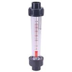 Compteur de d�bit d'eau rotam�tre en plastique 60 - 600l / h lzs - 15d tube de liquide instrument de ...