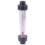 Compteur de d�bit d'eau rotam�tre en plastique 60 - 600l / h lzs - 15d tube de liquide instrument de ...