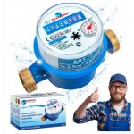 Compteur d'eau antimagn�tique 1 / 2'' 2, 5 m3 eau froide