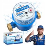 Compteur d'eau antimagn�tique 1 / 2'' 1, 6 m3 eau froide