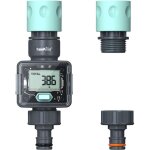 Compteur d'eau, horloge d'eau de jardin pratique 4 modes pour contrôler la consommation d'eau débitmètre ... Compteur d'eau, horloge d'eau de jardin pratique 4 modes pour contrôler la consommation d'eau débitmètre ...