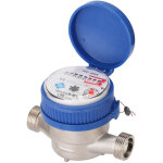 Compteur d'eau intelligent domestique � rotor m�canique de 15 mm (1 / 2 pouce) avec affichage num�rique ...