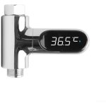 Compteur d'eau pour robinet de douche �quip� d'une technologie avanc�e de capteur de temp�rature pour ...