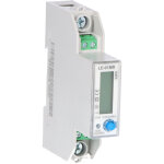 Compteur �lectrique monophas�, rs - 485, lcd, 100 a, enregistrement des param�tres r�seau u, i, f, p, ...