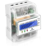 Compteur electrique triphas� num�rique compteur d'energie electrique courant triphas� 4 fils compteurs ...