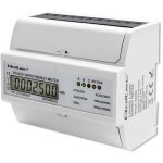 Compteur �lectronique bidirectionnel triphas� qoltec compteur d'�nergie sur rail din 400 v 100 a lcd ...