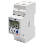 Compteur �lectronique monophas� qoltec compteur d'�nergie sur rail din wi - fi tuya 230 v lcd