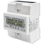 Compteur �lectronique triphas� qoltec compteur de consommation d'�nergie sur rail din 400 v 100 a �cran ...