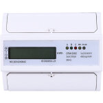 Compteur d'�nergie �lectrique num�rique de consommation d'�nergie de 230 / 400v 5 - 100a, kwh triphas� ...