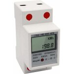 Compteur d'energie electrique de compteur de rail multifonction monophase ddm15sc 220v / 50hz 5 - 80a ...