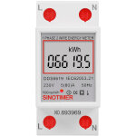 Compteur d'�nergie monophas� sur rail din 5 - 80a 220v 50hz compteur �lectronique de kilowattheure avec ...
