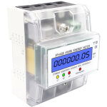 Compteur d'�nergie triphas� � 4 fils 220 / 380 v 5 - 80 a consommation d'�nergie kilowattheure compteur ...