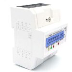 Compteur d'�nergie triphas� � 4 fils, 220 / 380v, 5 - 80a, consommation d'�nergie, compteur kwh, installation ...