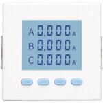 Compteur d'�nergie triphas� num�rique, testeur de consommation �lectrique, moniteur intelligent lcd ac220v ...