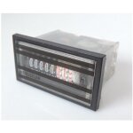 Compteur horaire 230v 50hz encastr� fa�ade 54x29mm �tanche ip66 sans remise � 0 s�riech891 mci coupatan ...