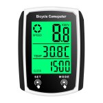 Compteur de vlo filaire 19 fonctions, tactile, tanche avec rtroclairage