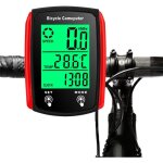 Compteur de v�lo, ip54 �tanche ordinateur de v�lo odom�tre 19 fonctions avec �cran r�tro�clair� led contr�le ...