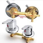 Concept usine - accessoires pour mitigeur cabine de douche, 4 voies sortie d'eau intubation, entraxe ...