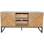 Concept - usine - chevron - buffet effet chevron 2 portes et 2 niches