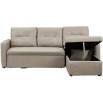 Concept - usine - malmo - canap� d'angle 3 places convertible beige