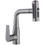 Concept usine - robinet lavabo salle de bain avec douchette extractible pivotant � 360� mitigeur monocommande ...