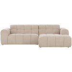 Concept - usine - salford - canap� d'angle 3 / 4 places nuage en velours beige