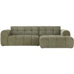 Concept - usine - salford - canap� d'angle 3 / 4 places nuage en velours vert