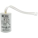 Condensateur 6 �f sp�cial volet roulant bubendorff ? 2 fils avec connecteur ? fond plat ? 450v