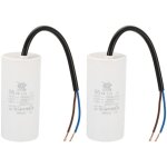 Condensateur cbb60 35uf ac 450v 2 fils 50 / 60hz cylindre 95x44mm pour eau pompes laver machines moteur ...