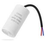 Condensateur, cbb60 45uf 450v 50 / 60hz, 2 fils 100mm, moteur �lectrique d�marrage compresseur pompe ...