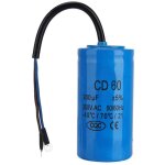 Condensateur cd60 150uf 250v ac 2 bornes 50hz / 60hz film polypropylne aluminium dmarrage moteur compresseur ...
