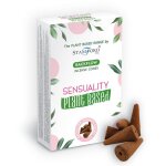 Cônes d'encens à contre - courant à base de plantes - sensualité - vendu par 1 Cônes d'encens à contre - courant à base de plantes - sensualité - vendu par 1