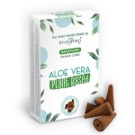 Cônes d'encens à reflux à base de plantes - aloe vera - vendu par 1 Cônes d'encens à reflux à base de plantes - aloe vera - vendu par 1