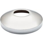 Tycner - cne forme acier chrom 3 / 4' inch tuyau collier ovale couverture 90mm large