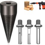 C�ne � vis de 50 mm pour fendeuse de b�ches, fendeuse de b�ches � c�ne de per�age avec 3 poign�es de ...