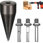 Cne  vis de 50 mm pour fendeuse de bches, fendeuse de bches  cne de perage avec 3 poignes de ...