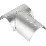 Connecteur 3 voies 100 mm pour poteaux ronds - par pice