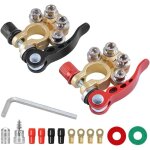 Connecteur de borne de batterie de voiture, 2 bornes de batterie de voiture � d�connexion rapide � 4 ...