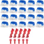 Connecteur de cble / connecteur de drivation en t, 30 pices, connecteur lectrique tanche rempli ...